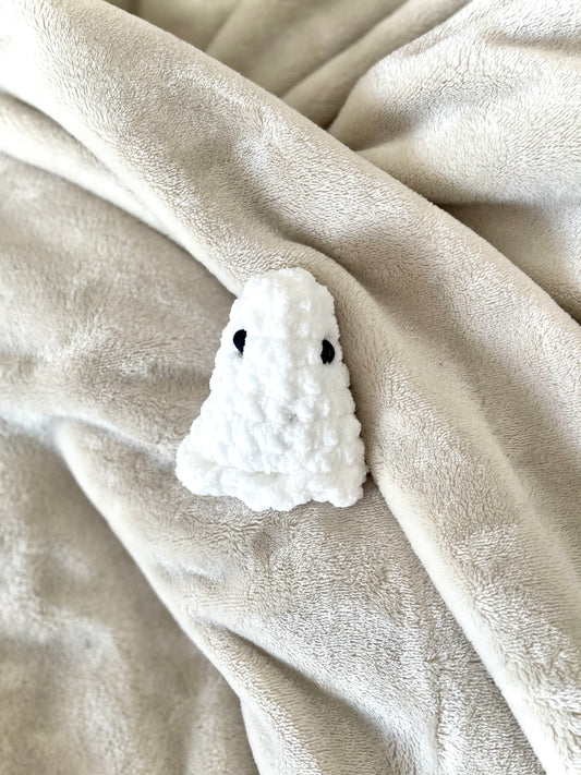 Bitty Ghost Rattle - White