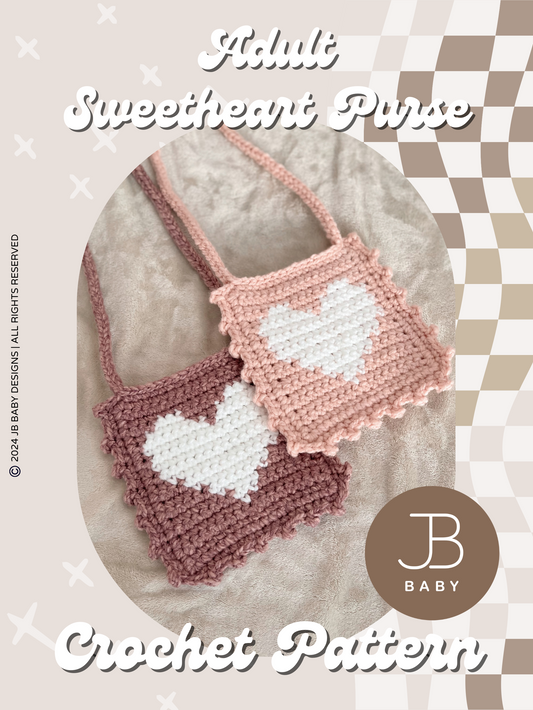 Adult Sweetheart Purse CROCHET PATTERN