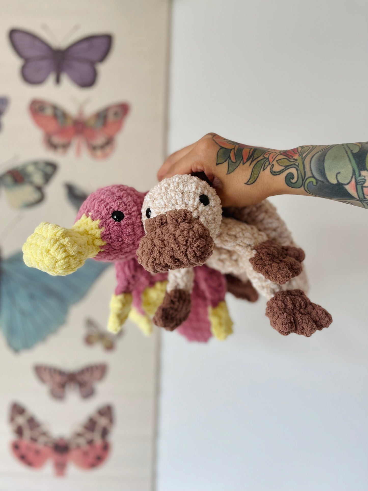 Mini & OG Pluto the Platypus CROCHET PATTERN BUNDLE (2 Patterns Included)