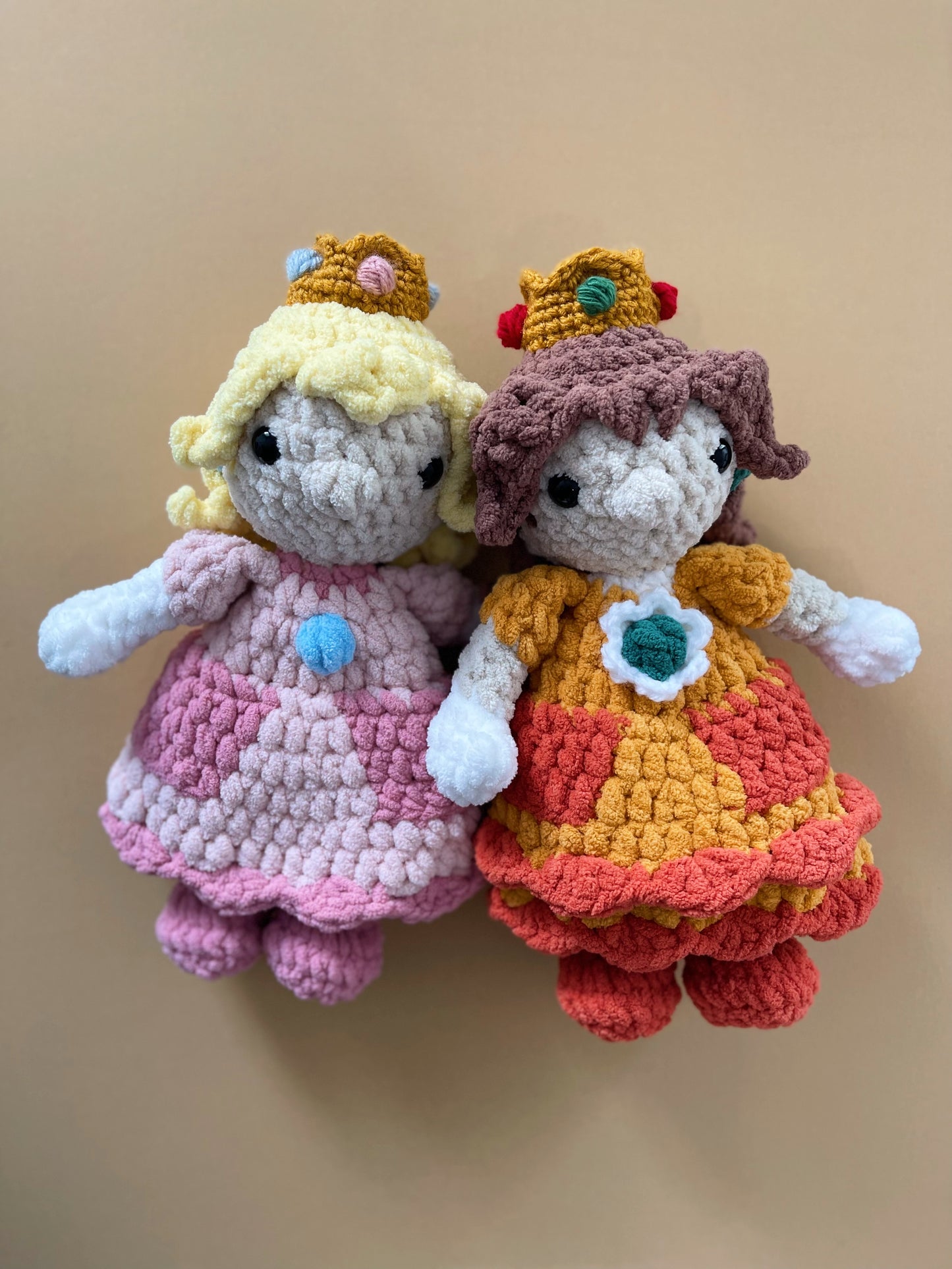 Peachy + Flower Princess CROCHET PATTERN BUNDLE (2 Patterns Included)