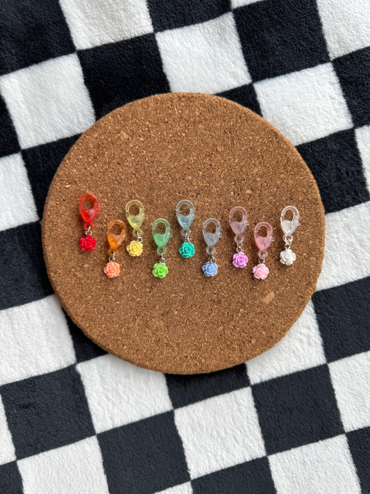 Cute Lil’ Rose Stitch Markers