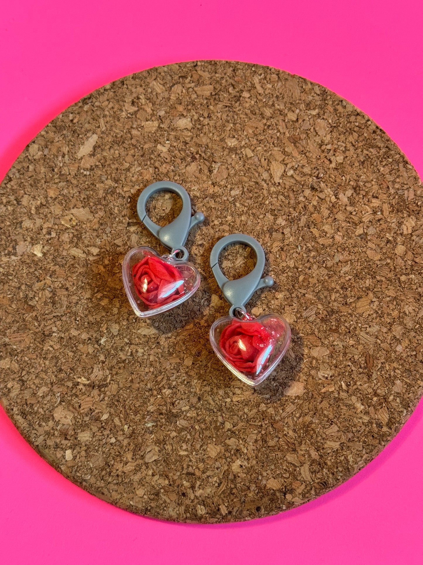 XL “Glass” Rose Stitch Markers