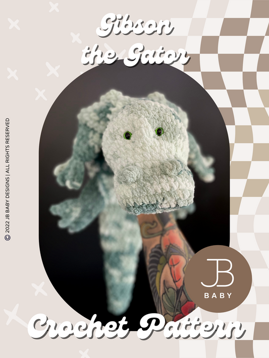 Gibson the Gator CROCHET PATTERN