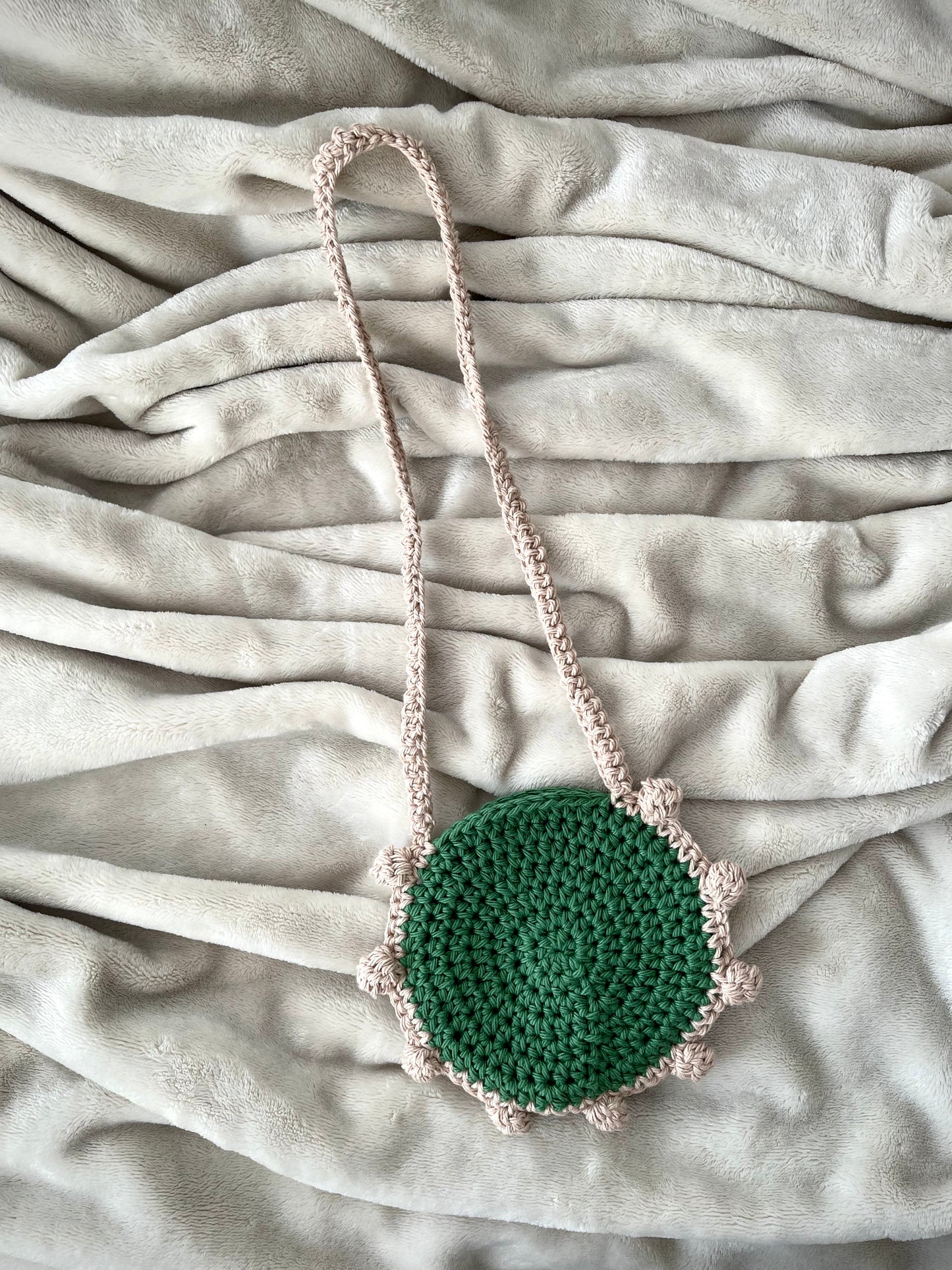 Eden Treasure Bag - Emerald & Jute