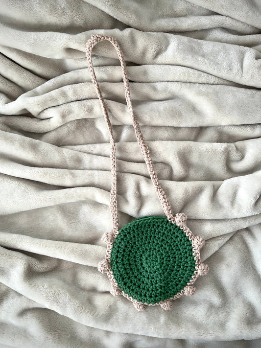 Eden Treasure Bag - Emerald & Jute
