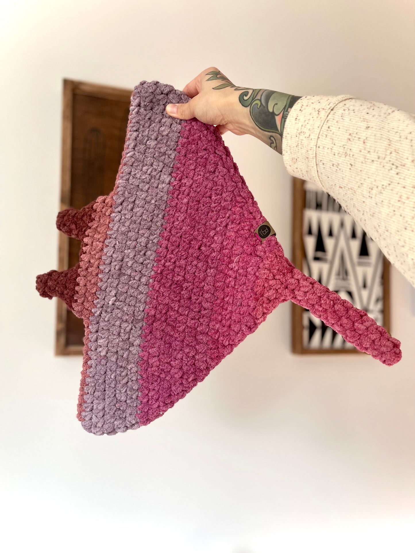 Blanket Ray - Dusty Rose Ombré