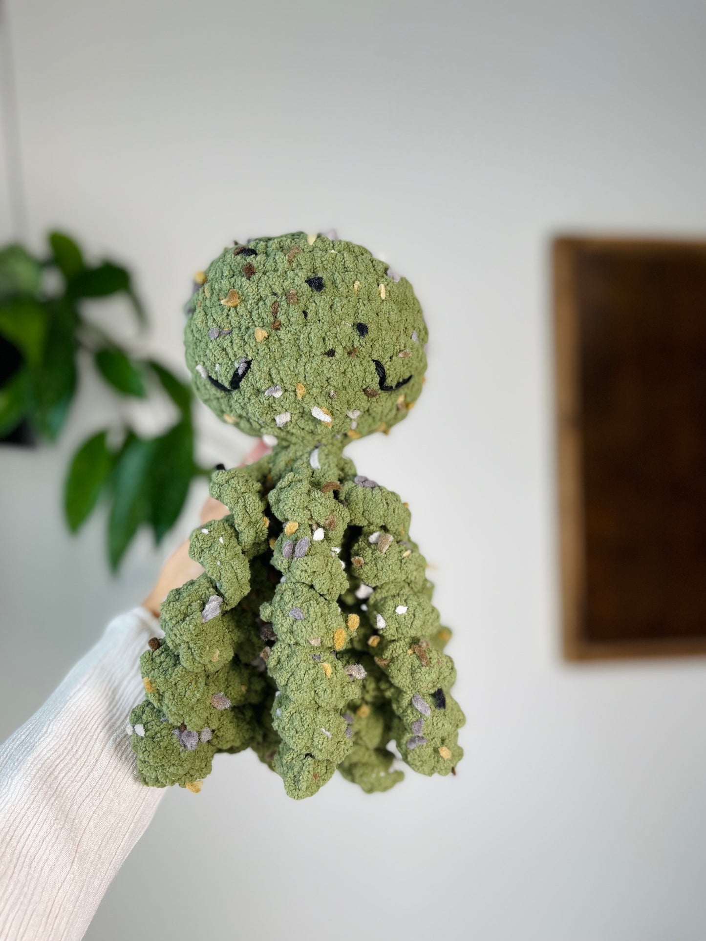 Ollie Octopus Rattle- Camo Confetti