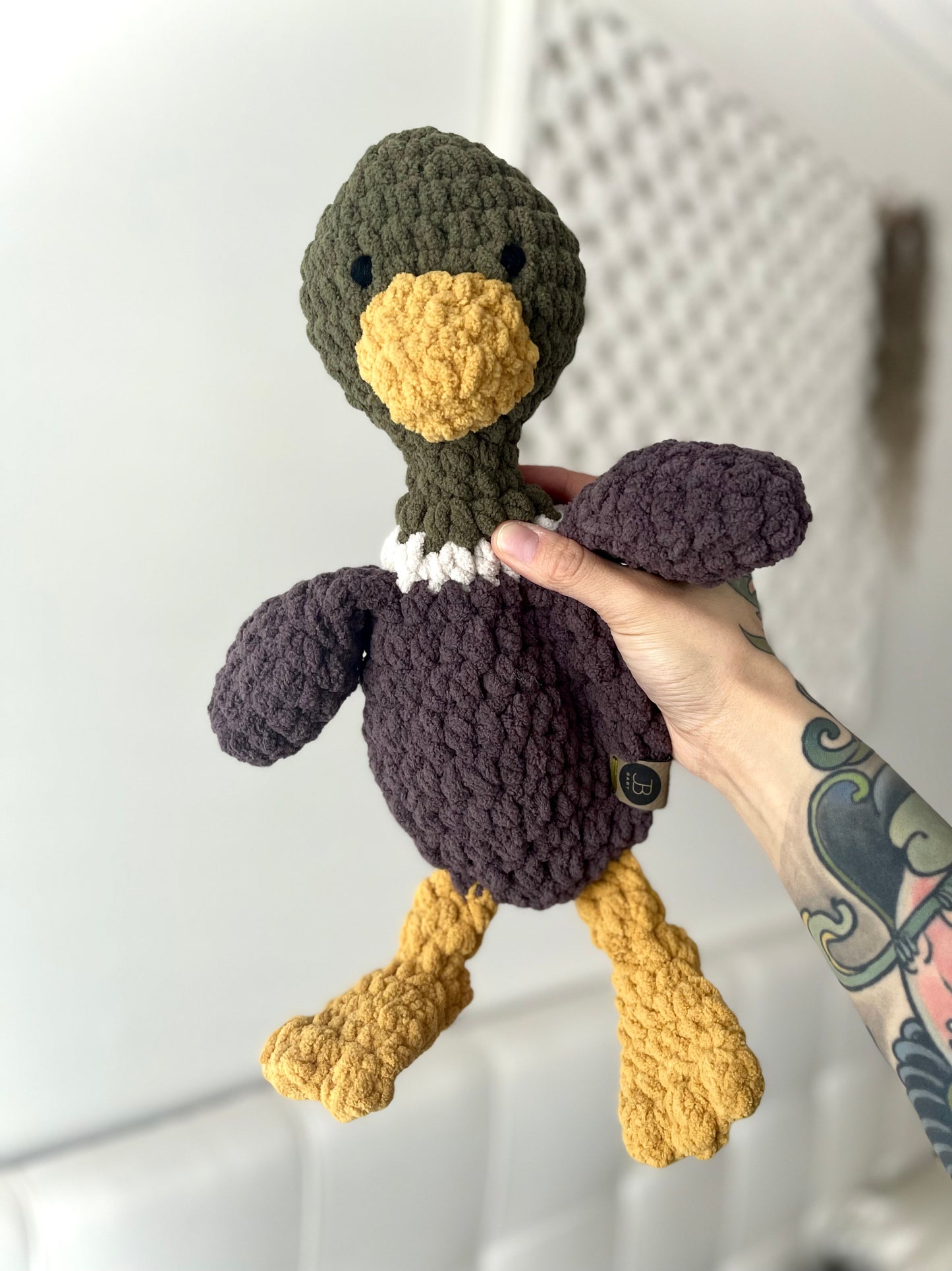 Mini Mallard Snuggler - Olive Combo