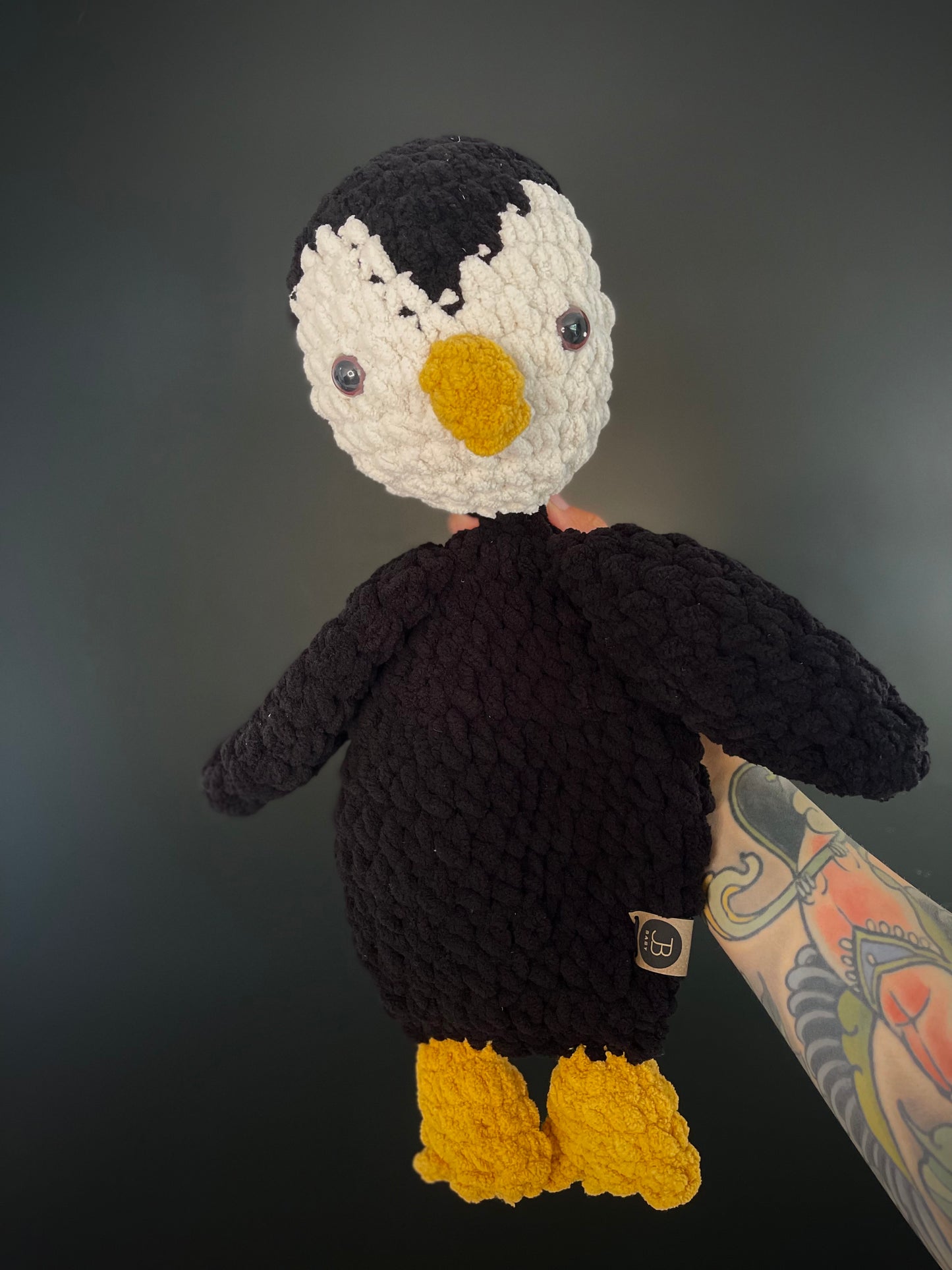 Pip the Penguin Snuggler - Black