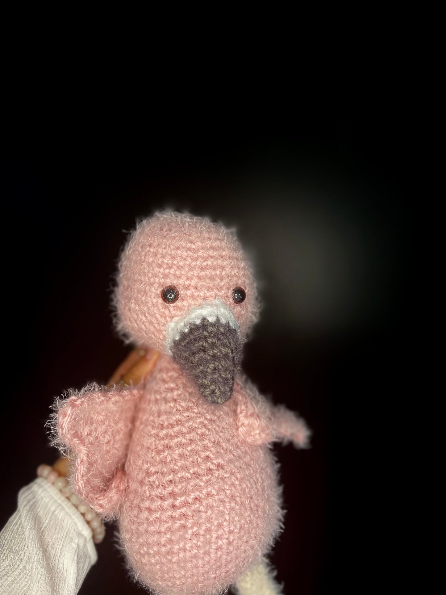 Mini Fuzzy Flamingo