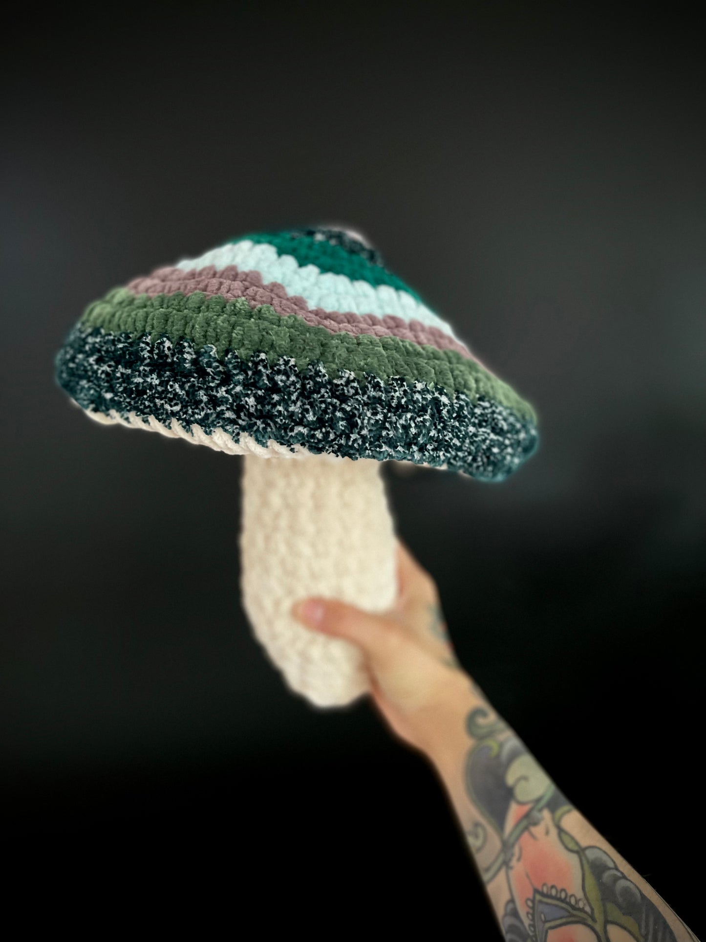 Wonderland Mushroom - Green-ish & Pearl